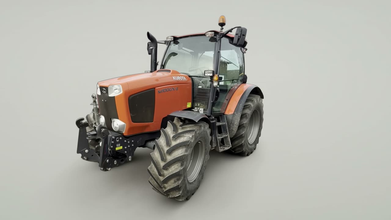 The tractor, turnable